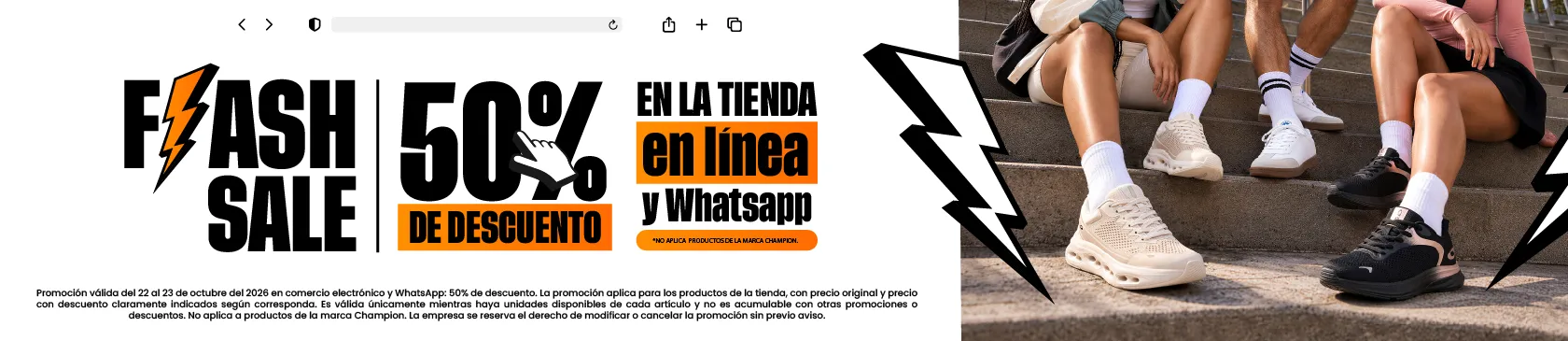 50% en toda la tienda