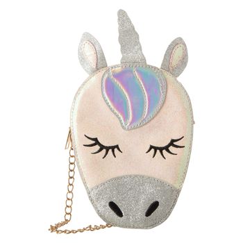 Cartera con diseño de unicornio para niña