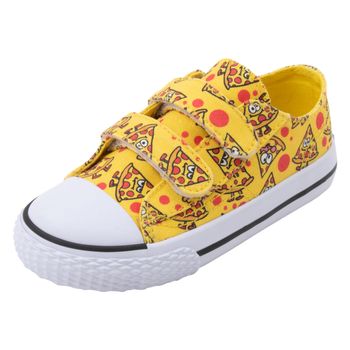 Zapatos con diseño de Pizza para niña pequeña