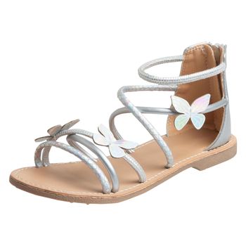 Sandalias con diseño de mariposas para niña