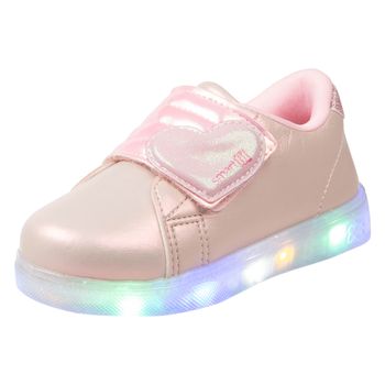Zapatos tipo Sneaker con luces para niña pequeña
