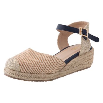 Zapatos casuales con taco tipo cuña para mujer