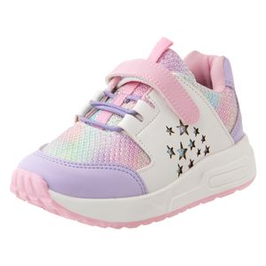 Zapatos deportivos con diseño de estrellas para niña pequeña