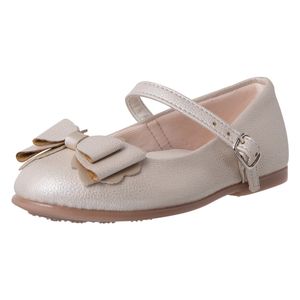 Zapatos planos con lazo para niña pequeña