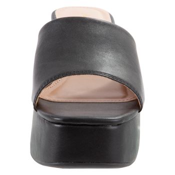 Sandalias con taco tipo cuña para mujer