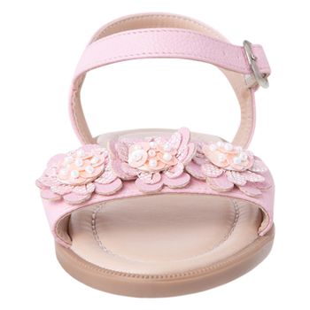 Sandalias con diseño de flores para niña pequeña