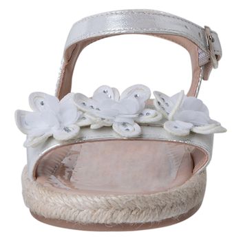 Sandalias fashion con diseño de flores para niña pequeña