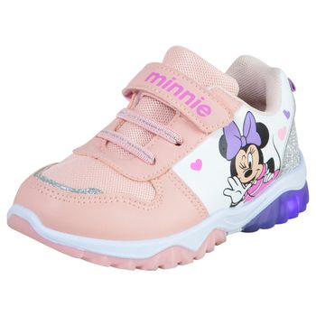 Zapatos casuales con diseño de Minnie para niña pequeña