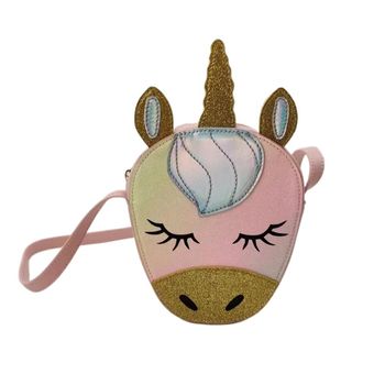 Bolso de cruzar con diseño de unicornio para niña
