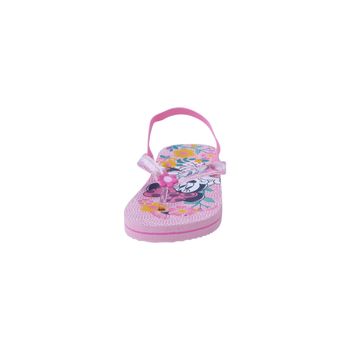 Sandalias planas con diseño de Minnie para niña pequeña