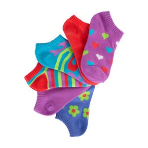 Paquete de 6 pares de medias para niña