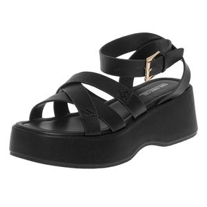 Sandalias Casper con taco tipo cuña para mujer