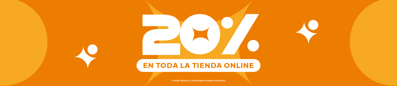 20% en toda la tienda